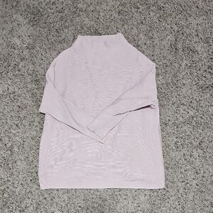 Soft Pink Mock Neck Sweater